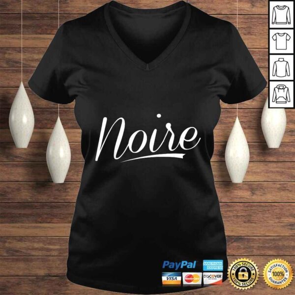 Classic Black and White French Vibe TShirt - Image 2