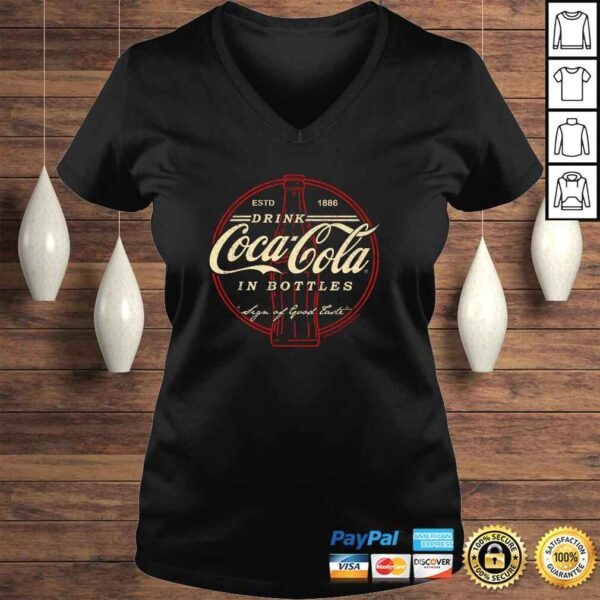 Coca-Cola Drink In Bottles Vintage Logo Pullover Hoodie - Image 2