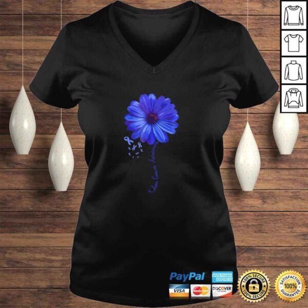 Colon Cancer Awareness Family Shirt Survivor Pretty Gift - Image 2