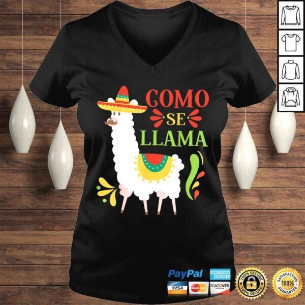 Como Se Llama Animal Funny Mexican Cinco De Mayo 2020 Gift TShirt - Image 2