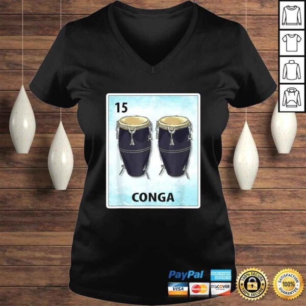 Conga Mexican Cards TShirt - Image 2