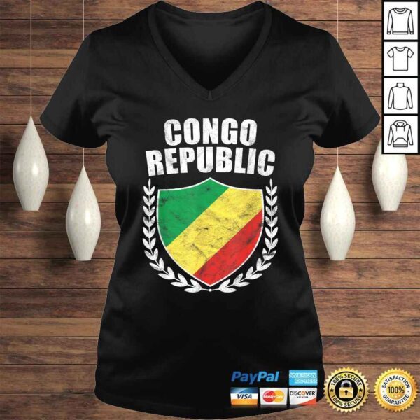 Congo Republic V-Neck T-Shirt - Image 2