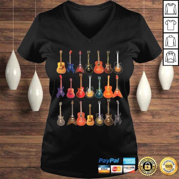 Cute Guitar Rock N Roll Musical Instruments Shirt Gift - Image 2