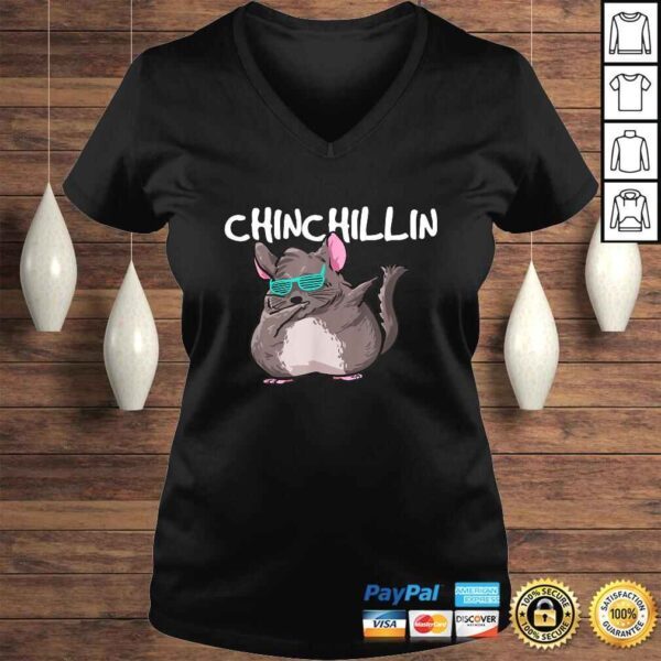 Dabbing Chinchilla Meme TShirt - Image 2