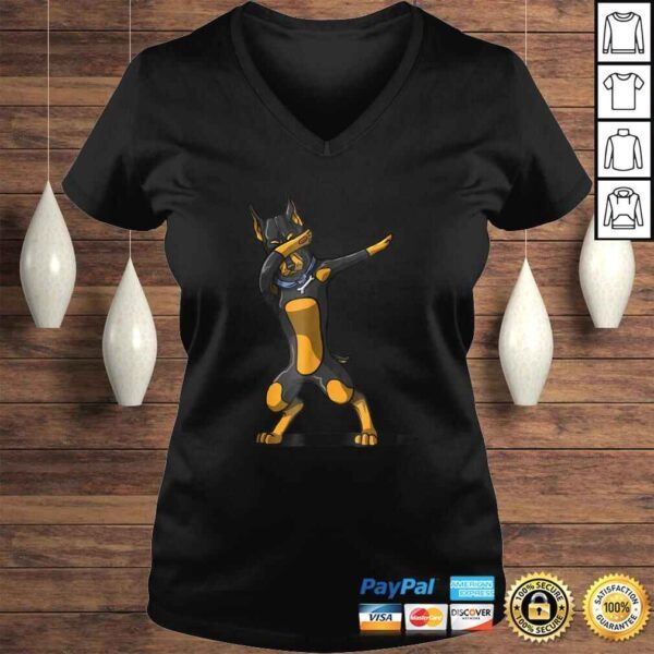 Dabbing Doberman Shirt Funny Doberman Dog Dab - Image 2