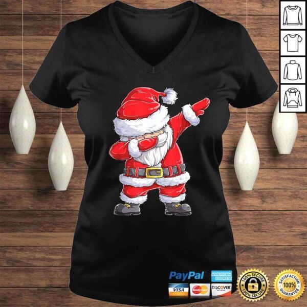 Dabbing Santa Claus Christmas Kids Boys Girls Dab Xmas TShirt - Image 2