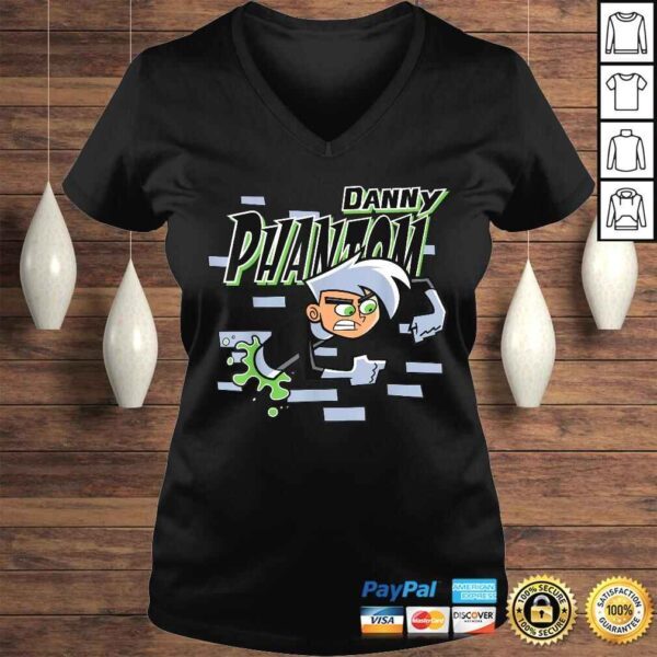 Danny Phantom Coming Through Brick Wall Gift TShirt - Image 2