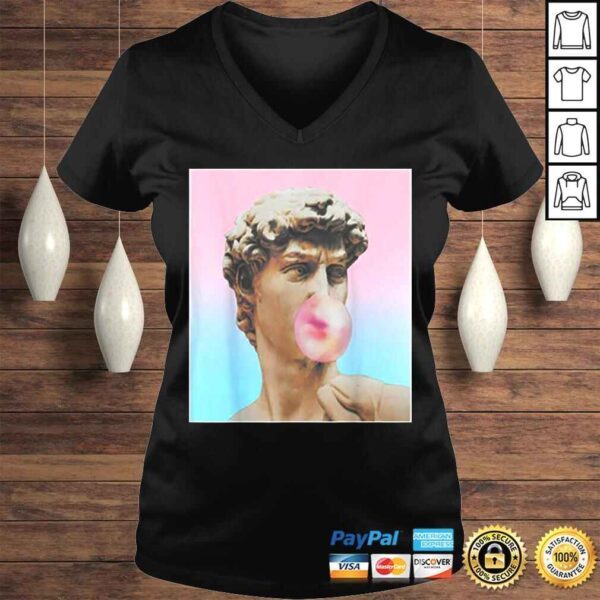 David Michelangelo red Bubble TShirt - Image 2