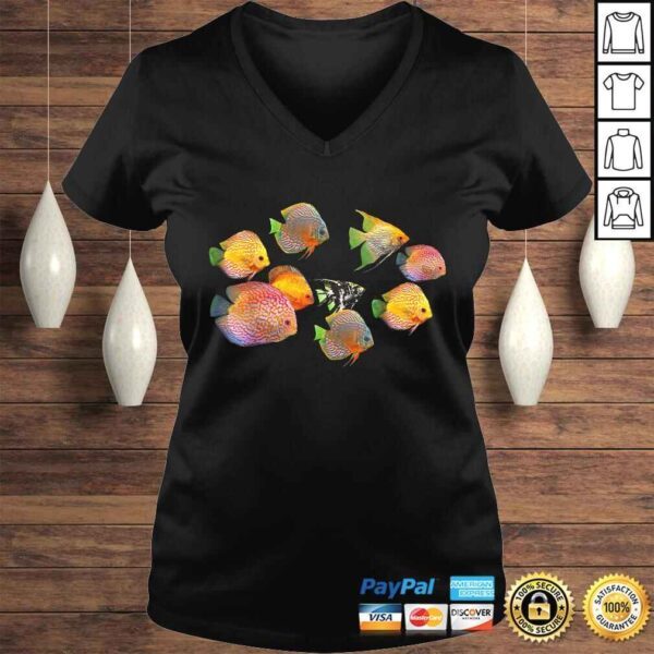 Discus Fish Underwater Sea Funny Ocean Fishes Shirt - Image 2