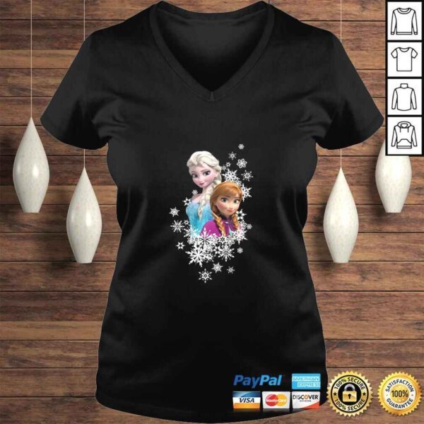 Disney Frozen Anna and Elsa Snowflakes Shirt - Image 2