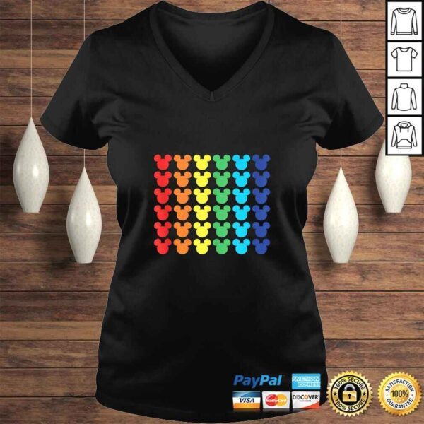 Disney Mickey Mouse Rainbow Icons Shirt - Image 2