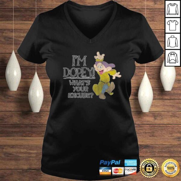 Disney Snow White I'm Dopey What's Your Excuse Tee T-Shirt - Image 2