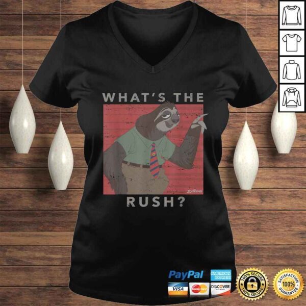 Disney Zootopia Flash What's The Rush Tee T-Shirt - Image 2