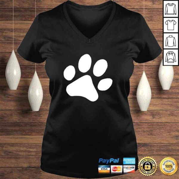 Dog Paw Print Dog Print Dog Themed Dog Owner Hoodie - Image 2