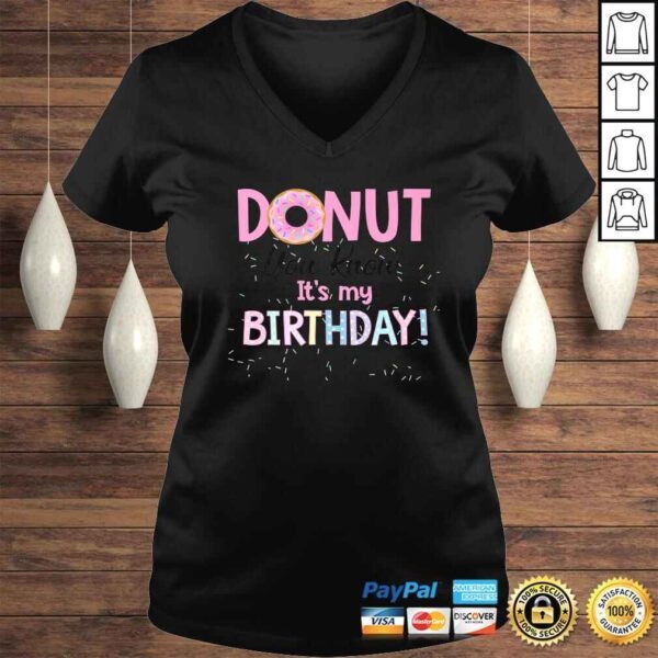 Donut Funny 1st Birthday Shirt Matching Family Cake - Image 2