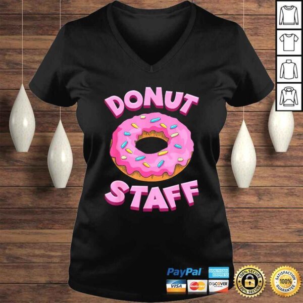 Donut Staff Shirt - Donut Birthday Shirt - Donut Party Shirt - Image 2