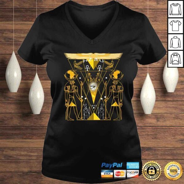 EGYPTIAN SACRED GEOMETRY HORUS HERU Shirt - Image 2