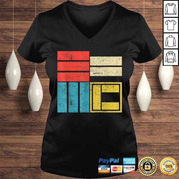 E=mc2 Einstein's Equation Unique Minimalist Physics Geek Shirt - Image 2