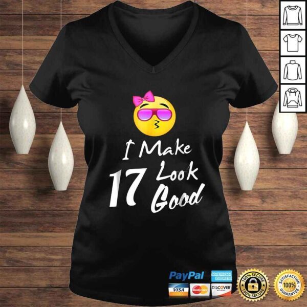 Emojicon 17th birthday Shirt 17 year old teenage girl - Image 2