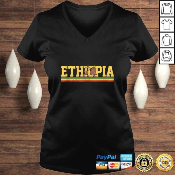 Ethiopia - Lion Of Judah Flag Rastafari African Rasta Gift Shirt - Image 2