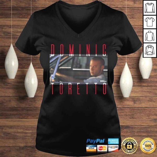 Fast & Furious Dominic Toretto Photo Word Stack T-shirt - Image 2