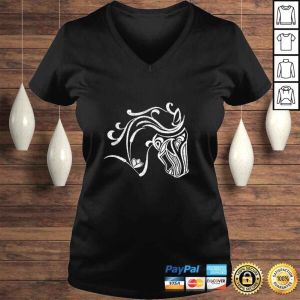 Friesian Horse Shirt  Beautiful Fresian Horse Head - Image 2