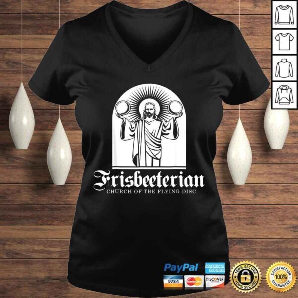 Frisbeeterian Shirt Funny Frisbee Disc Golf Gifts - Image 2