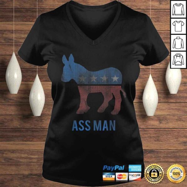 Funny Ass Man Proud DemocraT-shirt - Image 2