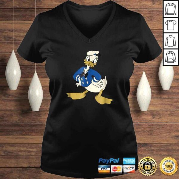 Funny Disney Donald Duck Sassy Pose Tee T-Shirt - Image 2