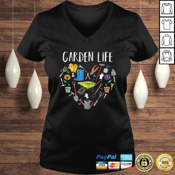 Funny Distressed Garden Life Gardening Shirt Gift Ideas - Image 2