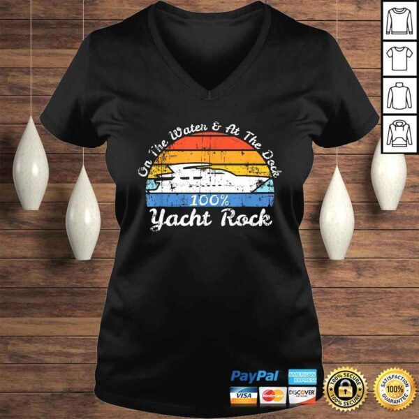 Funny Distressed Retro Yacht Rock TShirt - Image 2