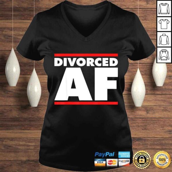 Funny Divorced AF Shirt - Ex Wife - Ex Husband Divorce T-shirt - Image 2