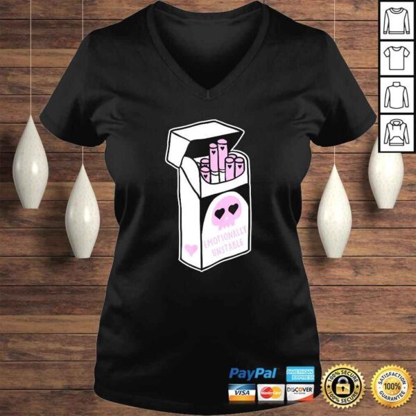 Funny Emotionally Unstable Kawaii Pastel Goth TShirt - Image 2