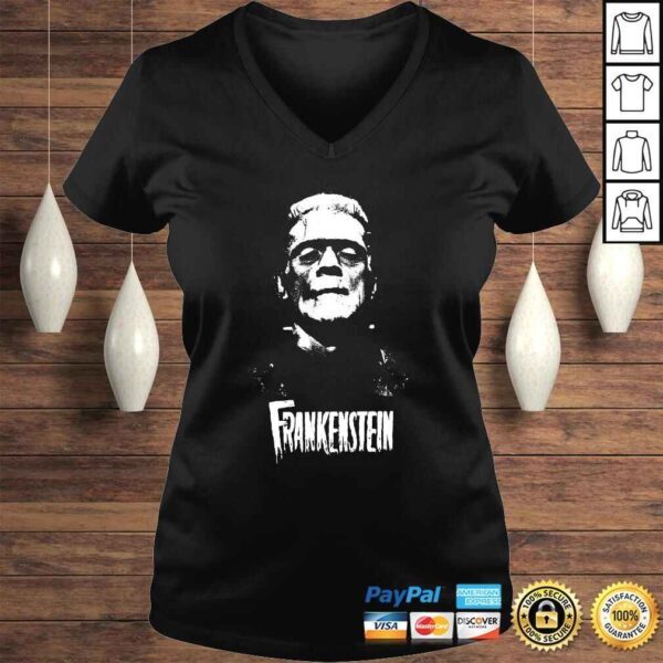 Funny Frankenstein Monster Classic Horror Flick Shirt White TShirt - Image 2