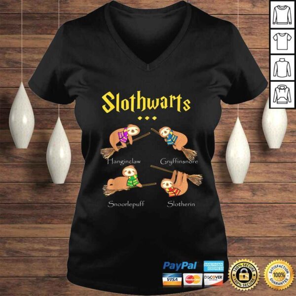 Funny Harry Slothwarts-Sloth Gift For Birthday,Halloween TShirt Gift - Image 2