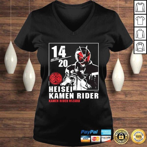 Funny Kamen Rider Wizard Heisei Rider Anniversary Shirt - Image 2