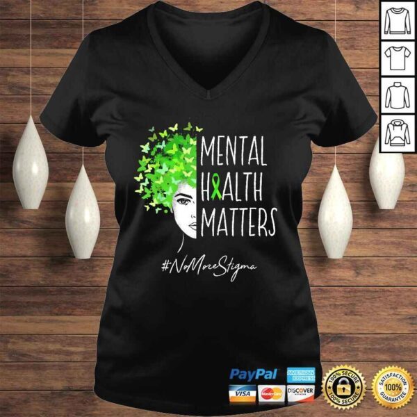 Funny Mental Health Matters Shirt No More Stigma TShirt - Image 2