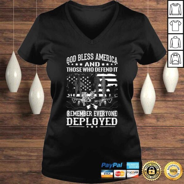 Funny Military Wear Red On Fridays Until They All Come Home Shirt - Image 2