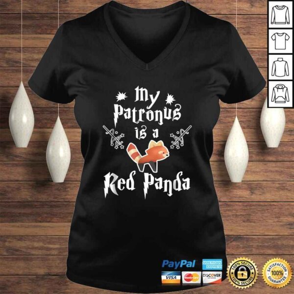 Funny My Patronus is a Red Panda Cute Novelty Tee T-Shirt - Image 2