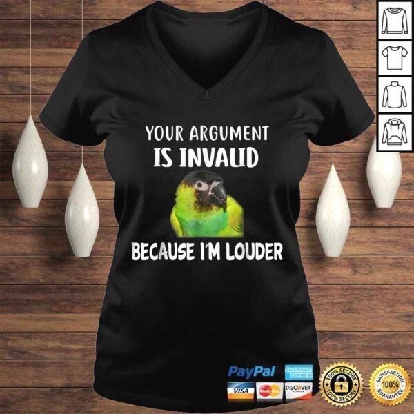 Funny Nanday Conure Shirt, I Am Louder Conure TShirt Gift - Image 2