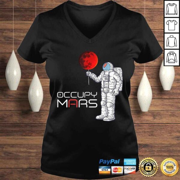 Funny Occupy Mars Astronaut Shirt Kids, Boys, Men Gift Top - Image 2