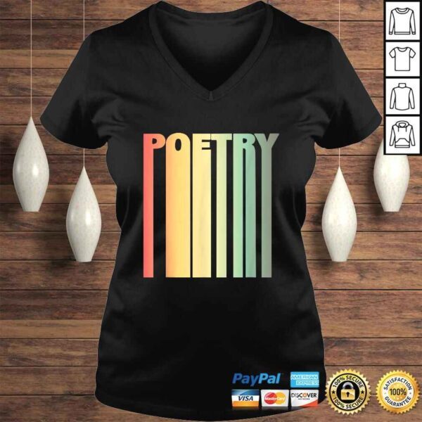 Funny Poetry Shirt  Vintage Poetry Slam Shirt Gift for Women TShirt - Image 2