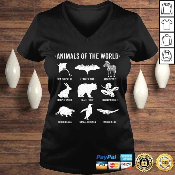 Funny SIMPLE VINTAGE HUMOR FUNNY RARE ANIMALS OF THE WORLD T-shirt - Image 2