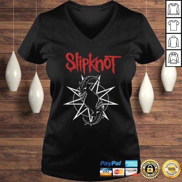 Funny Slipknot Goat Star Logo Shirt - Image 2