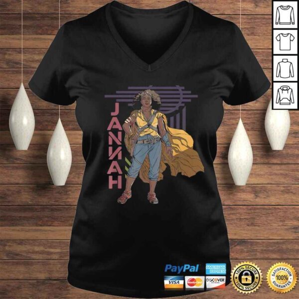 Funny Star Wars The Rise of Skywalker Jannah Warrior Tee Shirt - Image 2