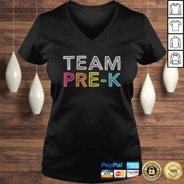 Funny Team Pre K Teacher Back To School Top Shirt - Image 2