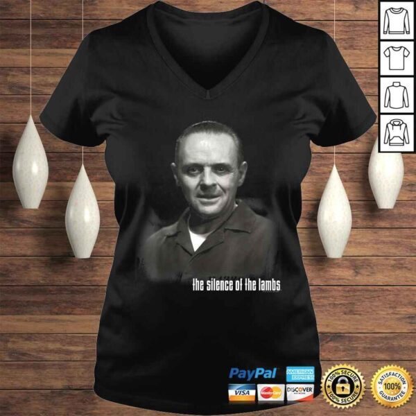 Funny The Silence Of The Lambs Hannibal Lecter PortraiTShirt - Image 2