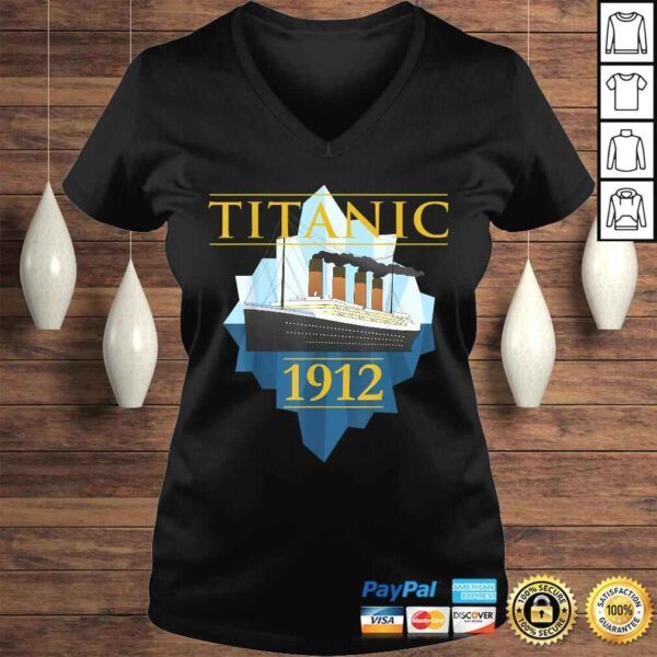 Funny Titanic Shirt Sailing Ship Vintage CruisVessel 1912 TShirt - Image 2