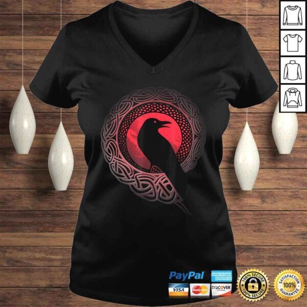 Funny Viking Odin Ravens Huginn and Muninn Myth Graphic Men Women Gift TShirt - Image 2