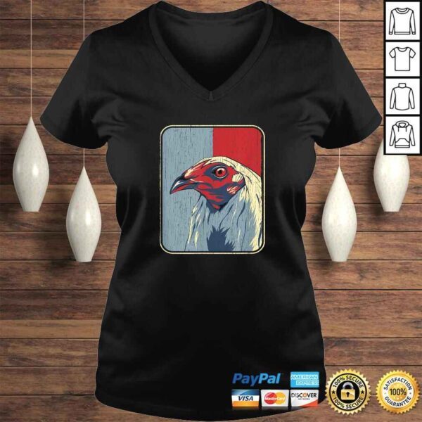 Funny Vintage Cockfighting Tee - Rooster Tee Shirt - Image 2